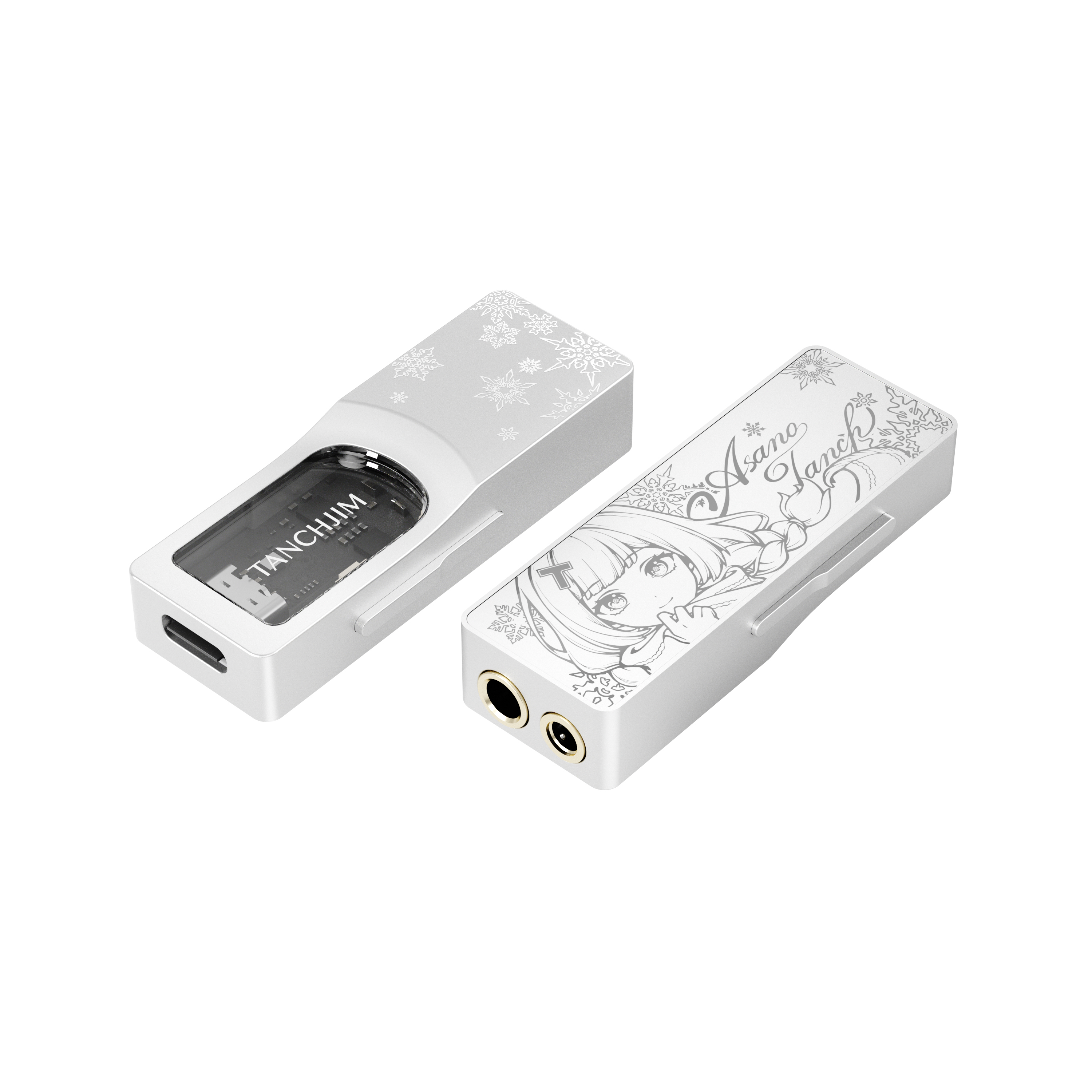 天使吉米 TANCHJIM SPACE PRO 雪之華限定版【贈立牌】便攜解碼耳擴 USB DAC 小尾巴