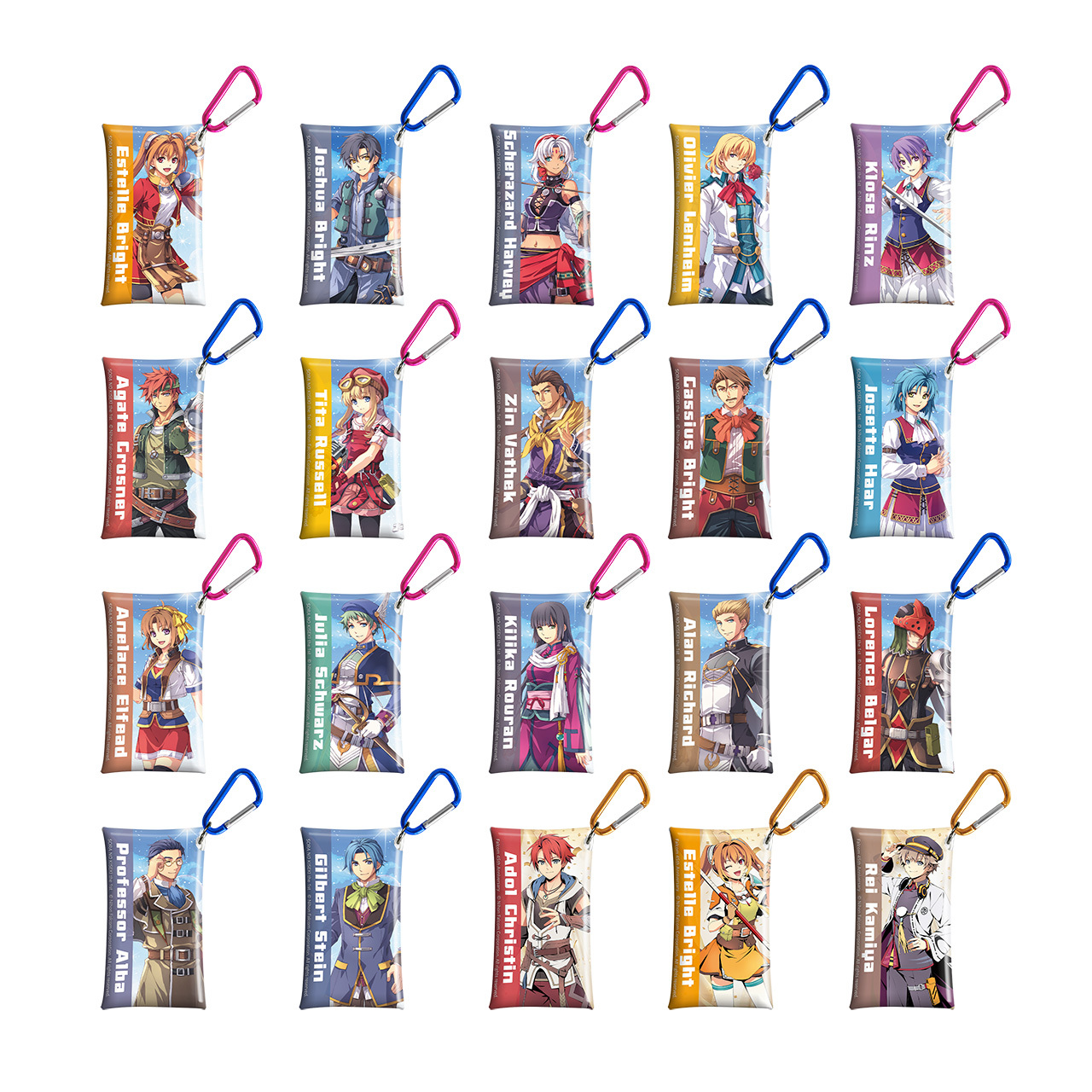 預購-空之軌跡 the 1st＆Nihon Falcom 45周年紀念 透明收納包 系列【日本進口精品】