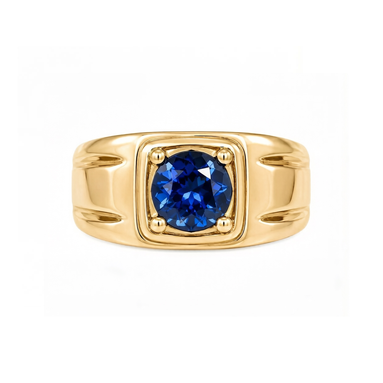 Ocean Sovereign Majesty | London Blue Topaz Men’s Ring