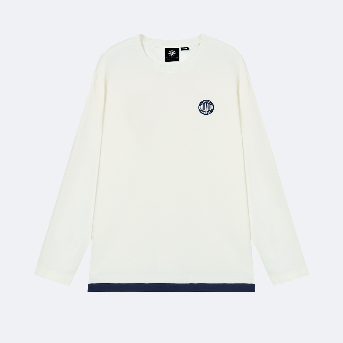 男裝 PALLADIUM LOGO 寬鬆全棉長袖T裇