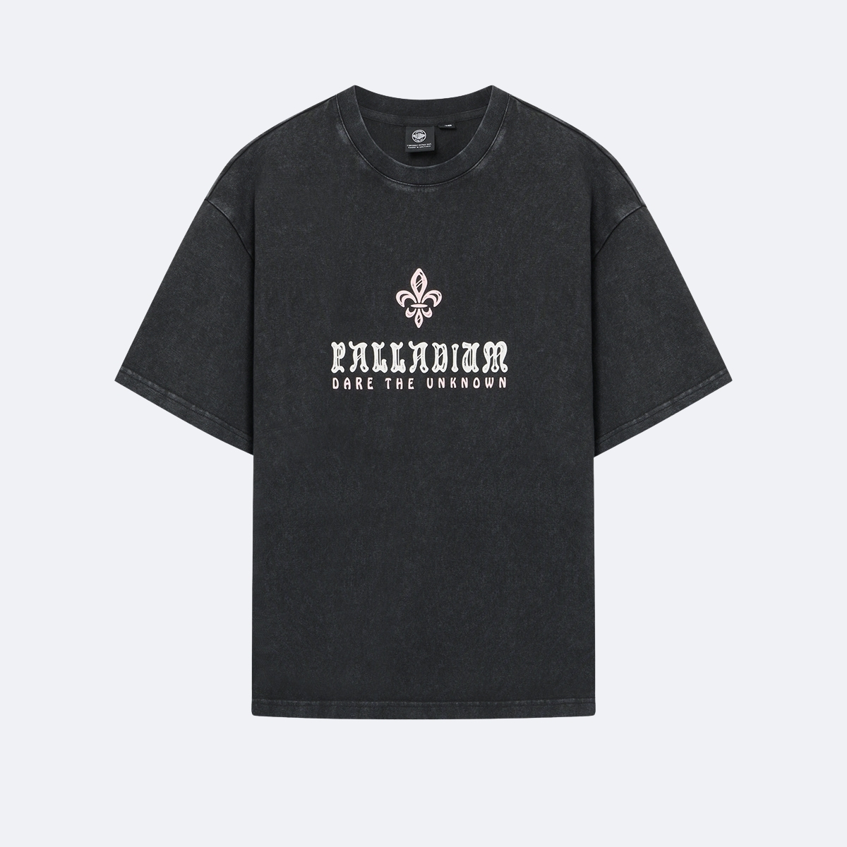 男裝 PALLADIUM 鳶尾花LOGO復古寬鬆落肩全棉T裇