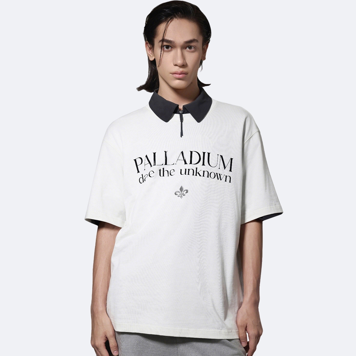 男裝 PALLADIUM LOGO 寬鬆落肩T裇