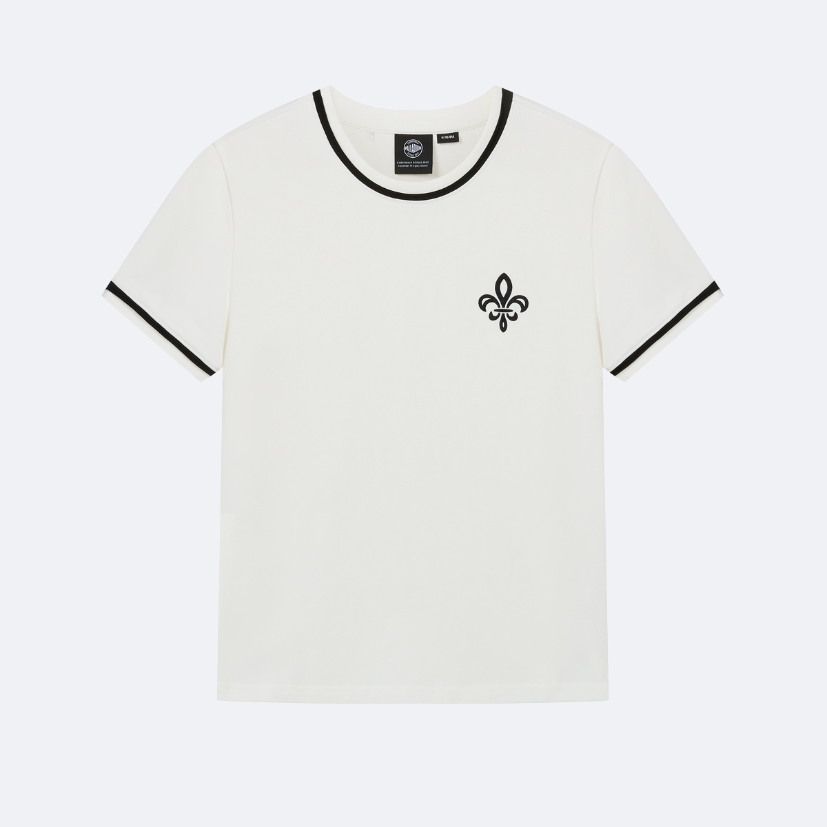 女裝鳶尾花 LOGO 拼色短袖T裇