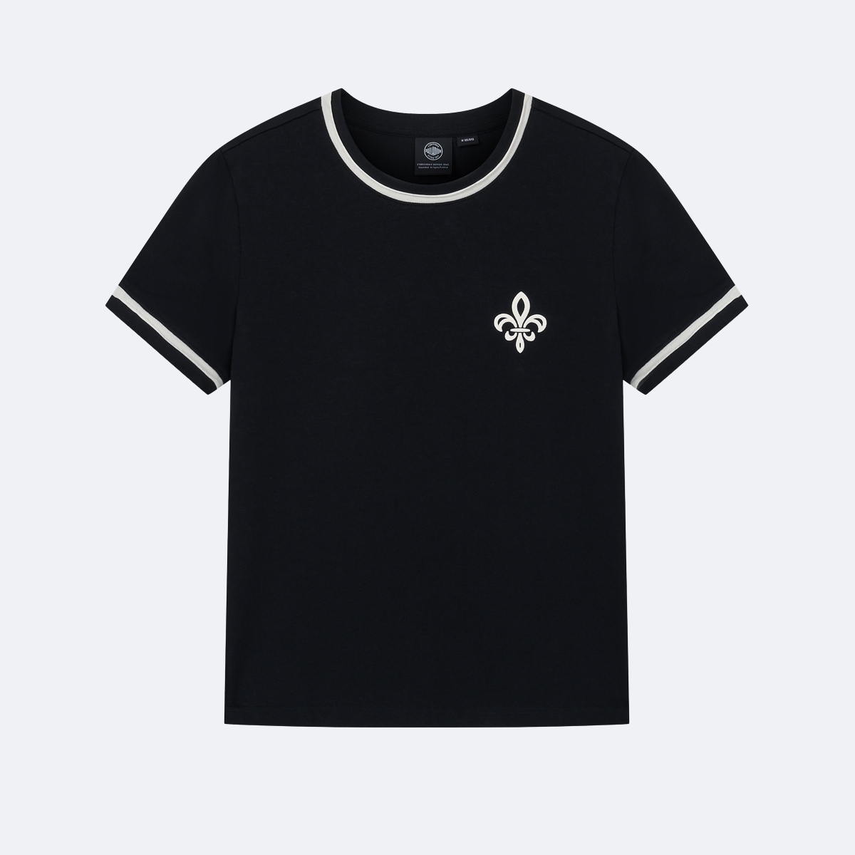 女裝鳶尾花 LOGO 拼色短袖T裇