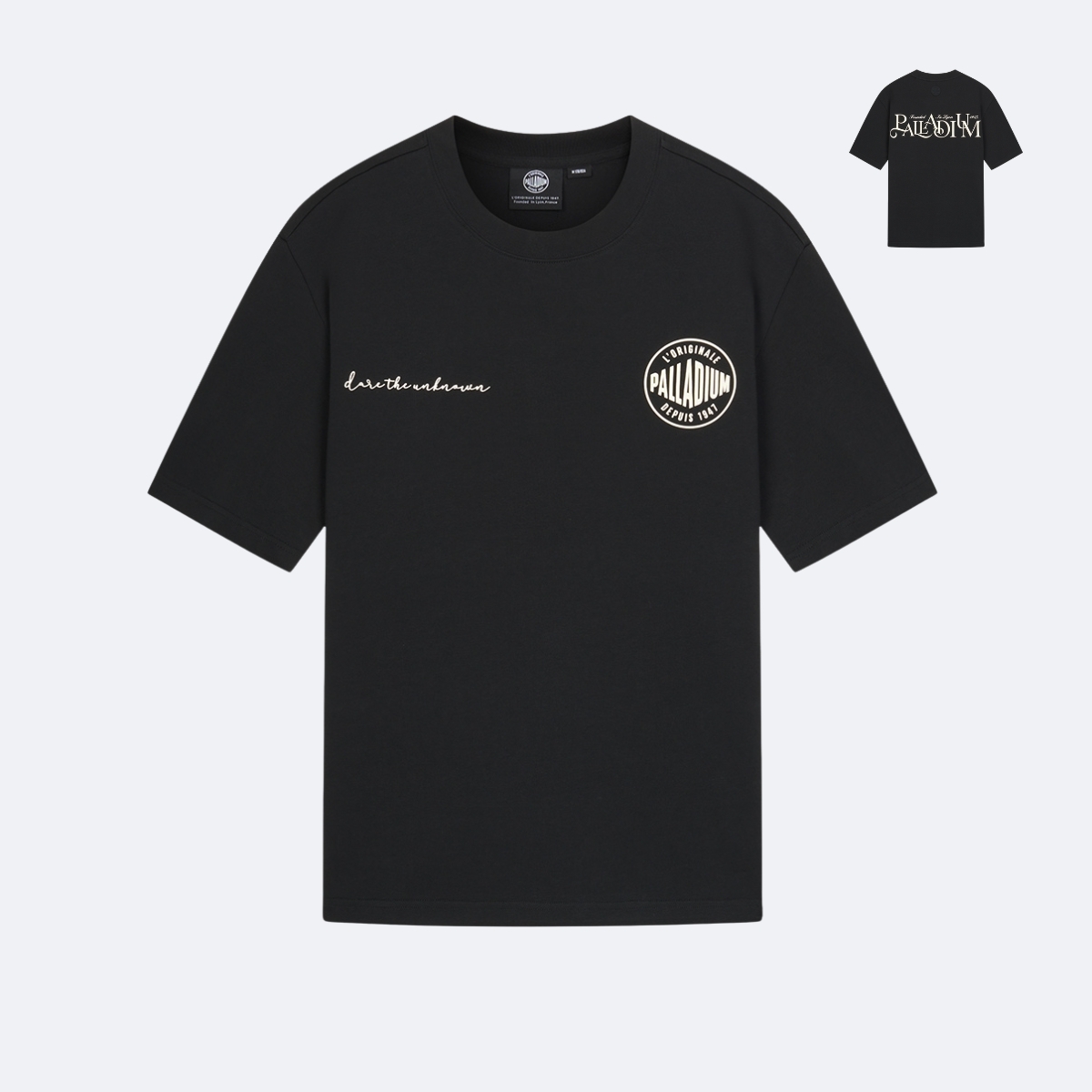 男裝 PALLADIUM LOGO 寬鬆落肩T裇