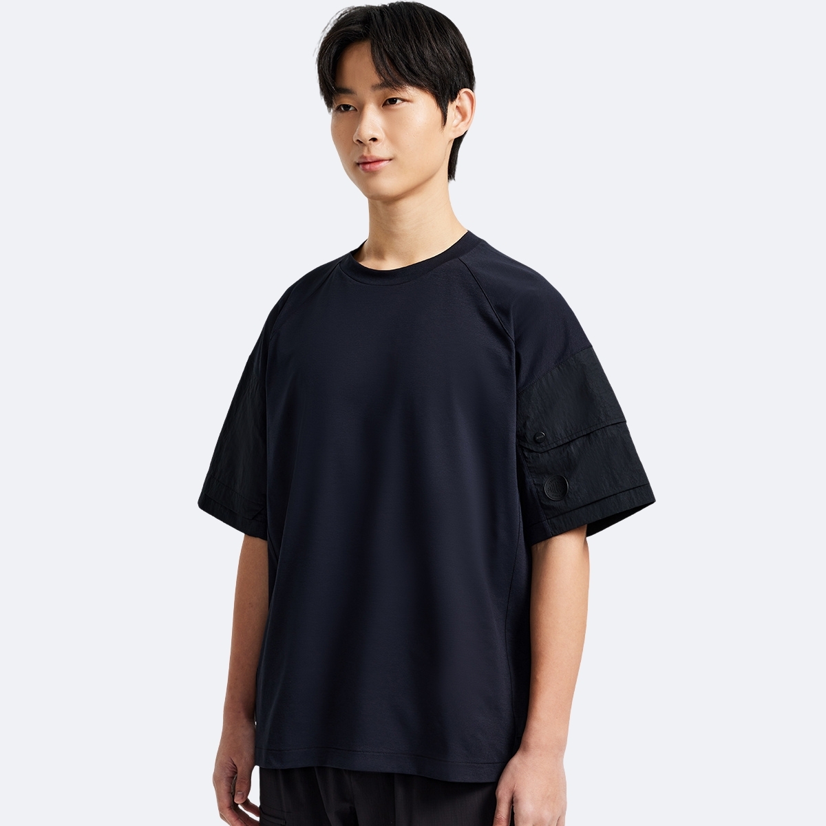 男裝寬鬆落肩T裇