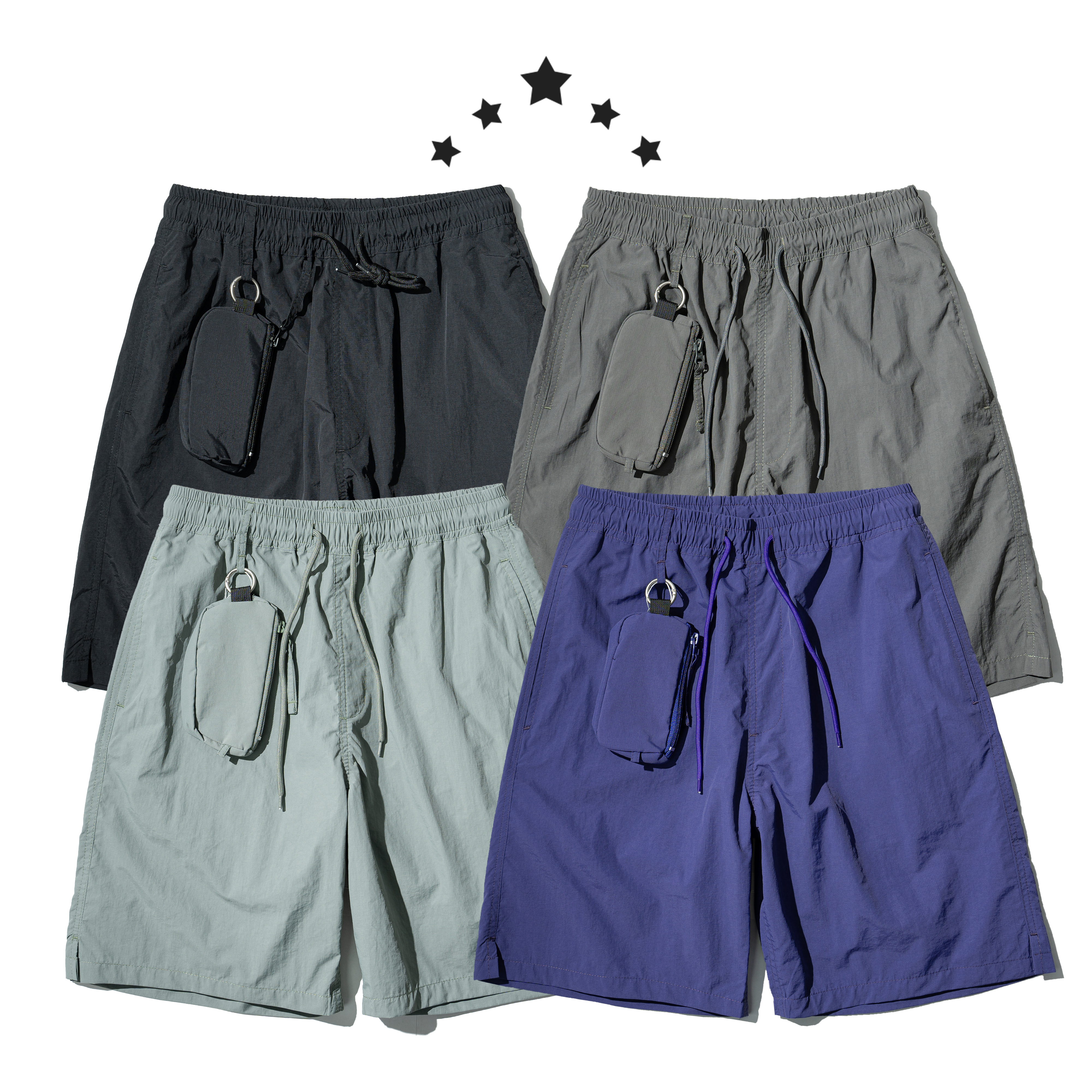 Packable Beach Shorts 防潑水 可收納 海灘短褲 [PTR-479]