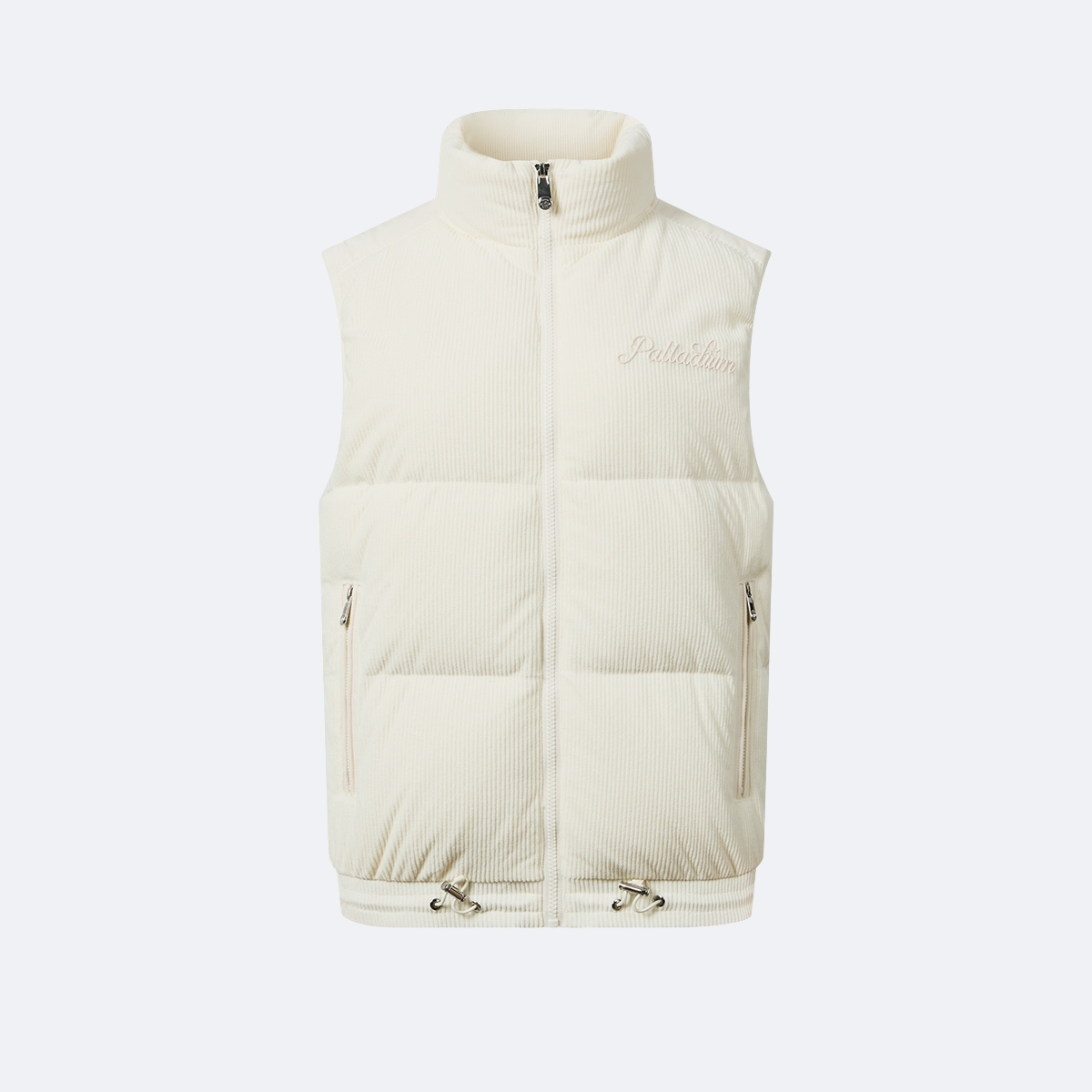 女裝 PALLADIUM LOGO 燈芯絨寬鬆羽絨背心外套