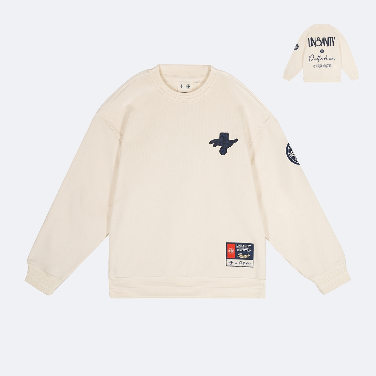 男裝 PALLADIUM X JEREMY LIN LINSANITY LOGO 全棉寬鬆衛衣