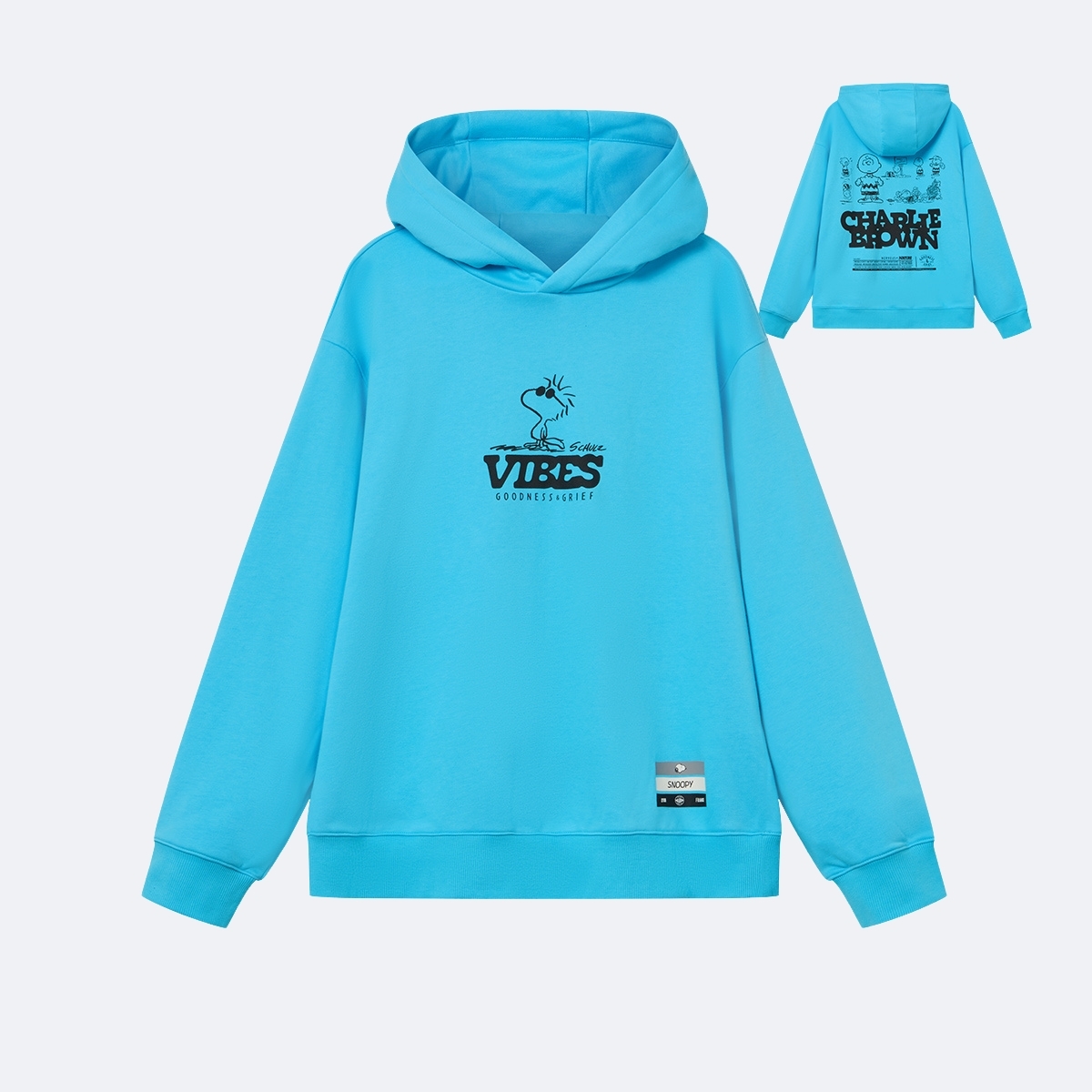 PALLADIUM x SNOOPY 印花圖案寬鬆連帽衛衣