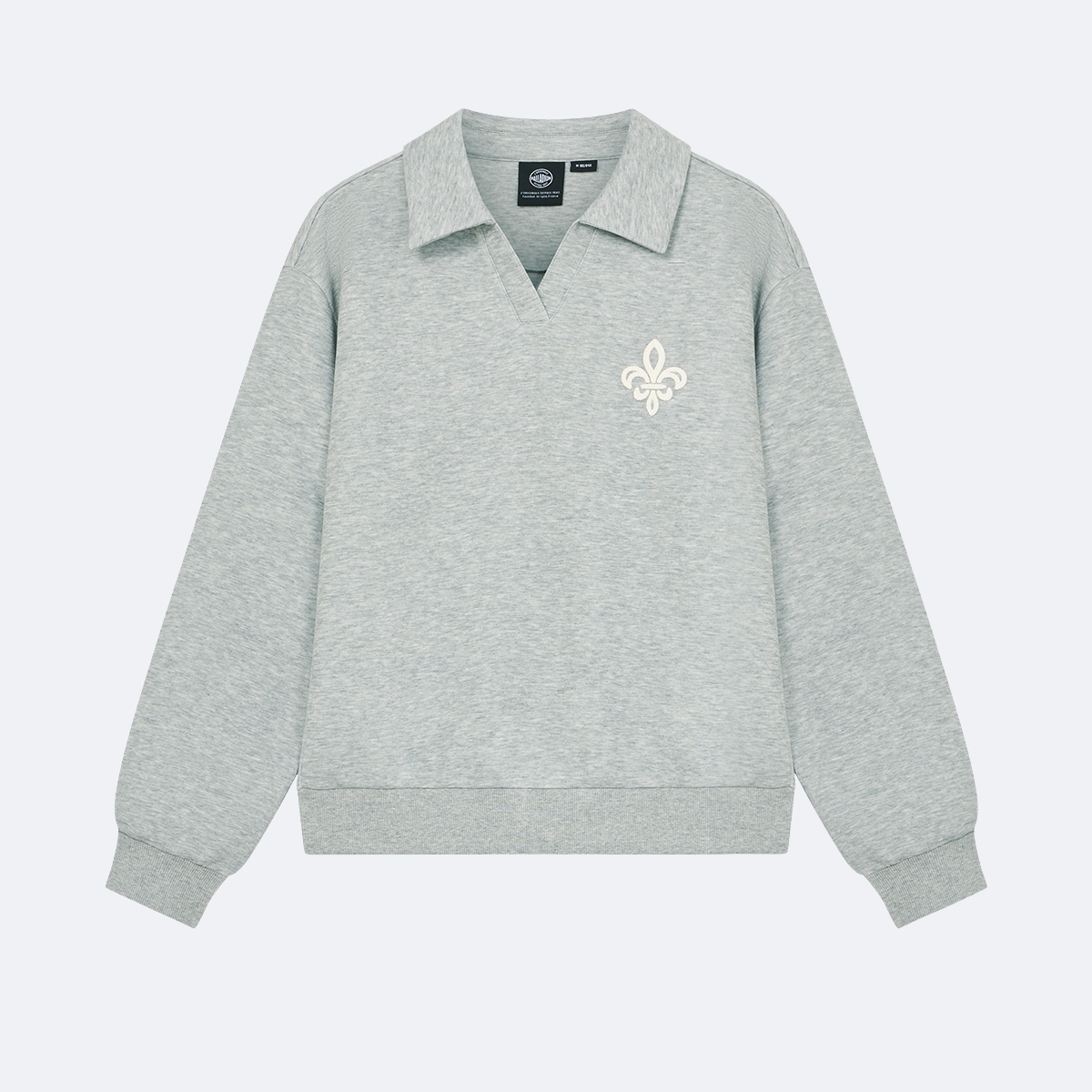 女裝刺繡鳶尾花 LOGO POLO 衛衣