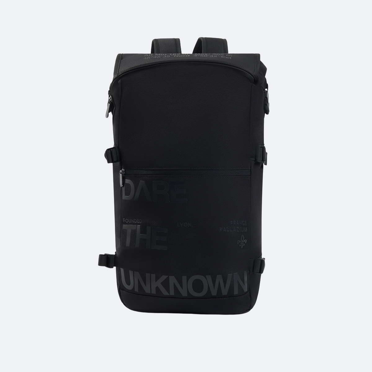 DARE THE UNKNOWN 印花背包