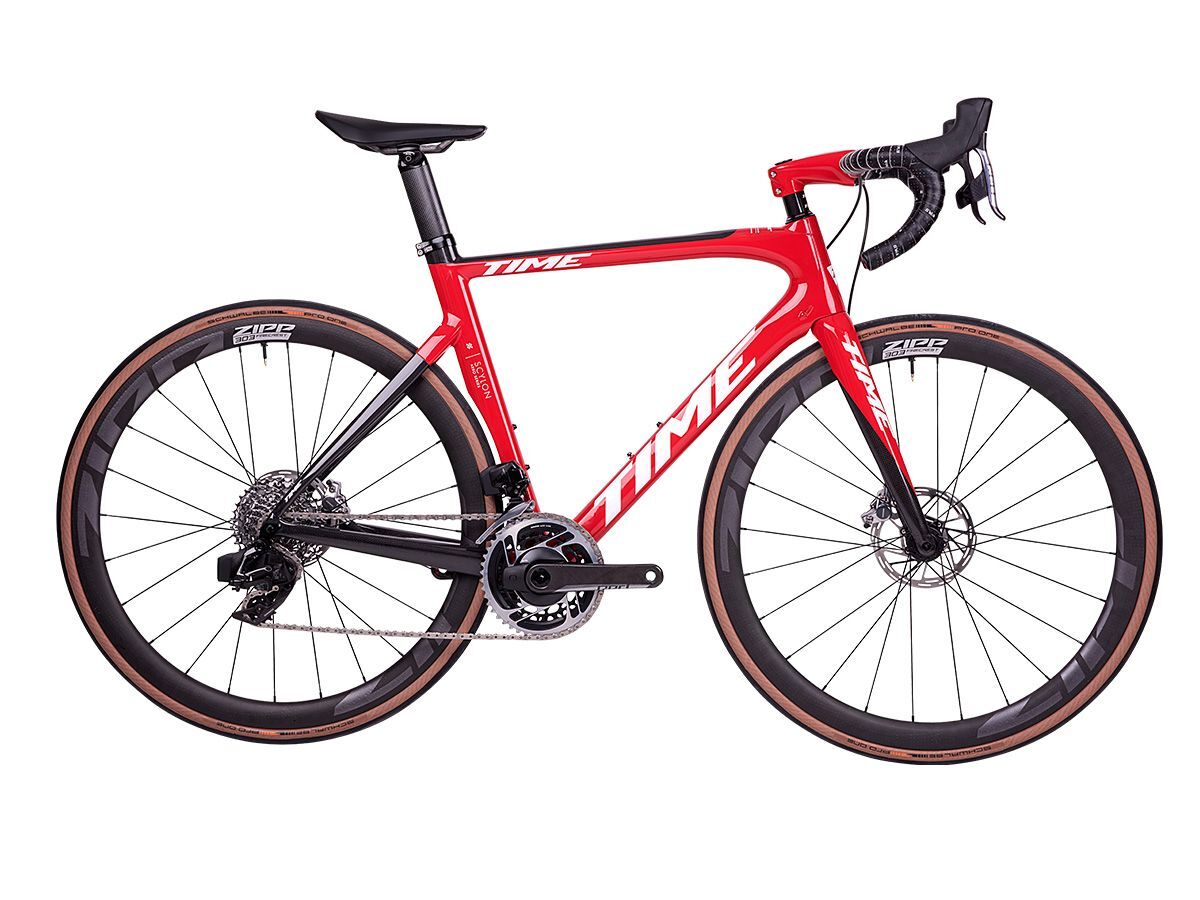 TIME Scylon 空力車 - Gloss Red/競速紅 - Sram Red etap AXS 2x12