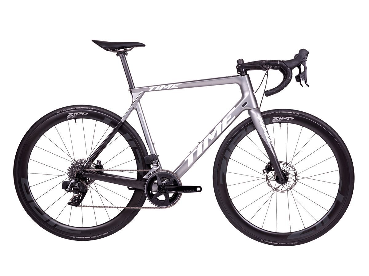 TIME Alpe d'Huez 01 爬坡車 - Matte Silver/跑車銀 - SRAM FORCE ETAP AXS 2x12
