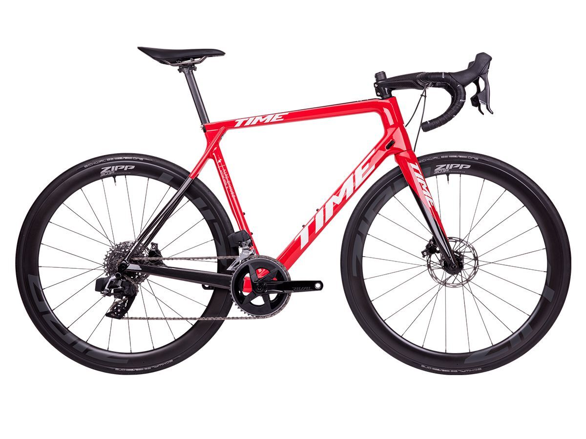 TIME Alpe d'Huez 01 爬坡車 - Gloss Red/競速紅 - SRAM RIVAL ETAP AXS 2x12 系列