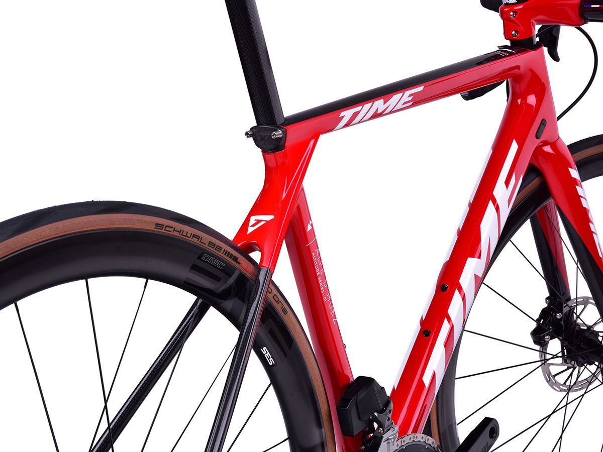 TIME Alpe d'Huez 01 爬坡車 - Gloss Red/競速紅 - SRAM RIVAL ETAP AXS 2x12 系列
