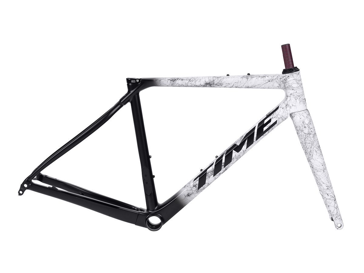 TIME ADHX 全內線全地形車架組 - 限量大理石白