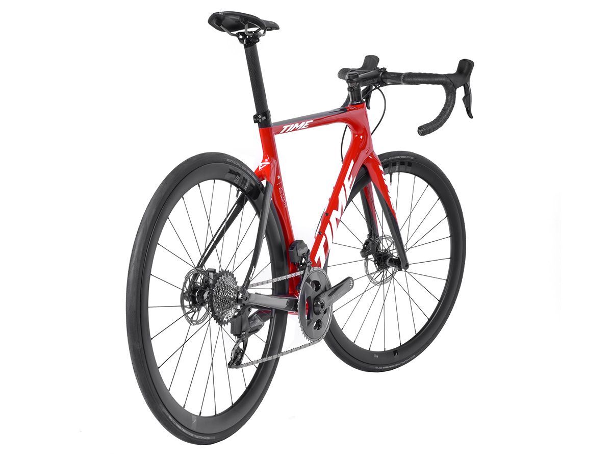 TIME Scylon 空力車 - Gloss Red/競速紅 - Sram Force etap AXS 2x12