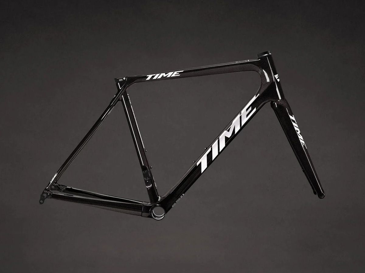 TIME ADH 全內線公路車架組 - Gloss Carbon/碳纖黑