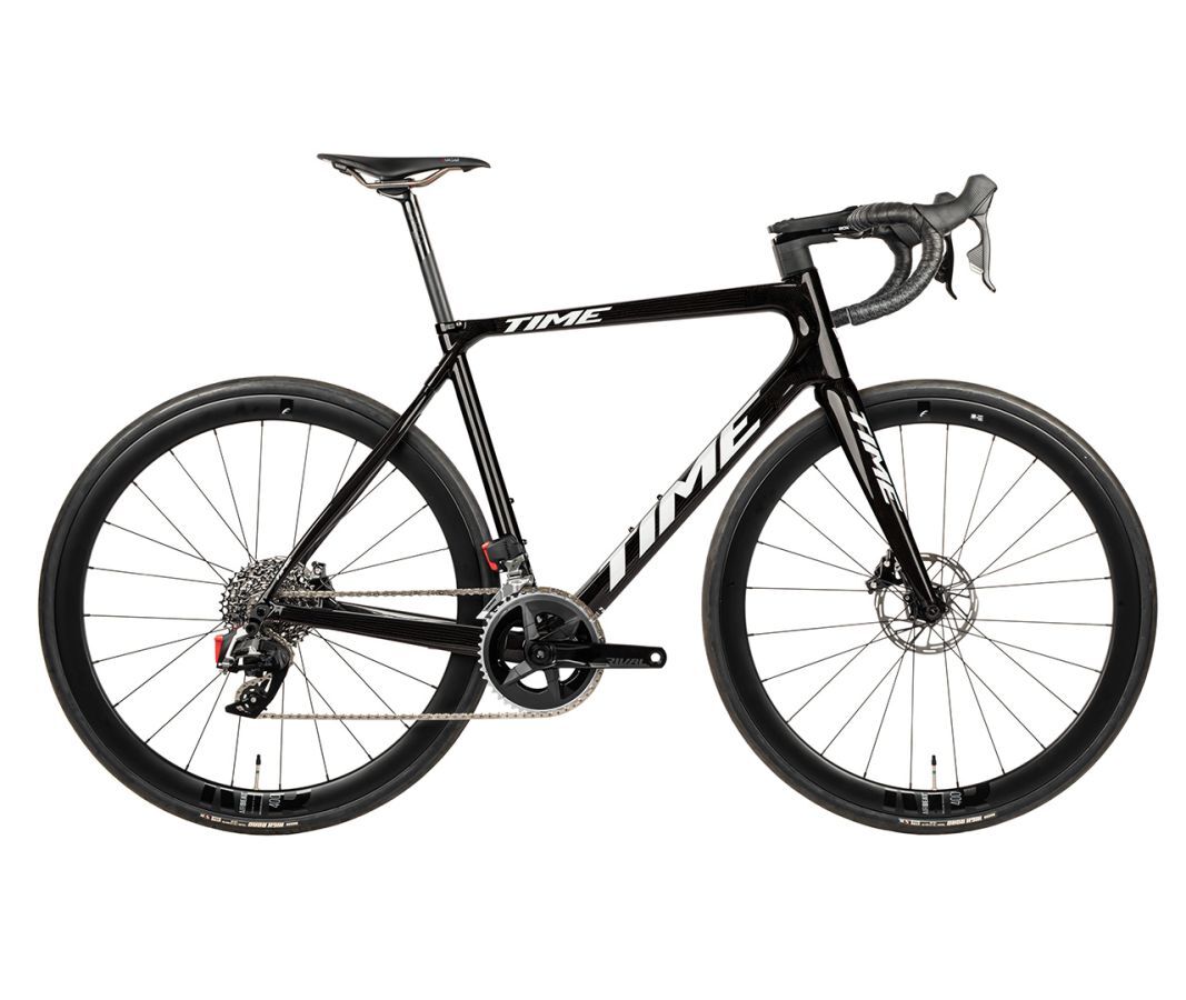 TIME ADH 全內線公路車 - Gloss Carbon/碳纖黑 - SRAM RIVAL ETAP AXS 2x12