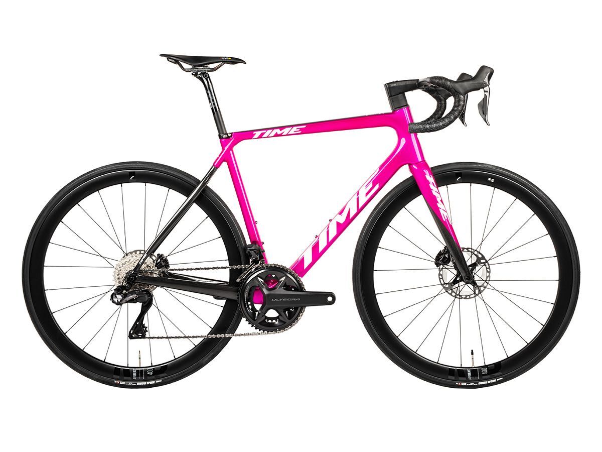 TIME ADH 全內線公路車 - Pink Chroma/電鍍粉紅 - SHIMANO ULTEGRA Di2 2x12
