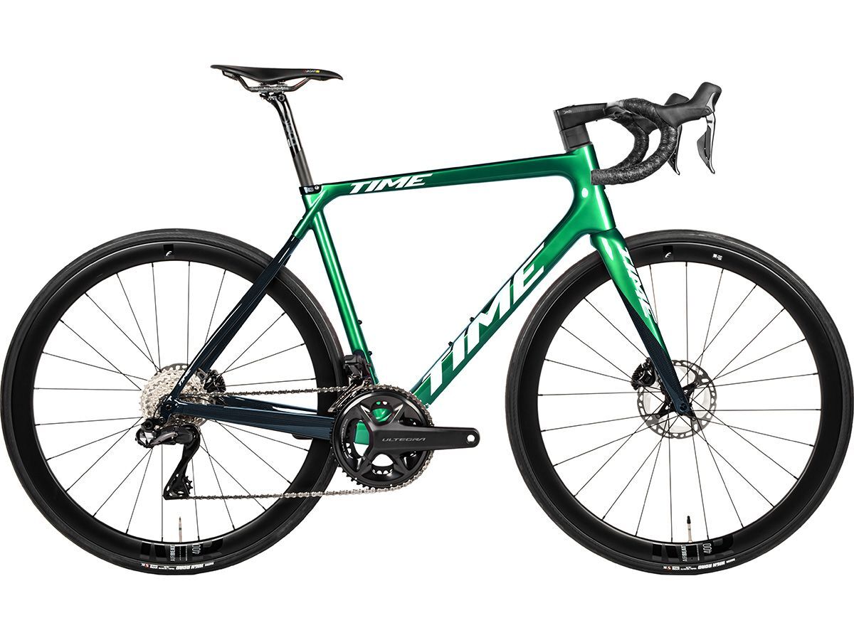 TIME ADH 全內線公路車 - Green Chroma/電鍍綠 - SHIMANO ULTEGRA Di2 2x12