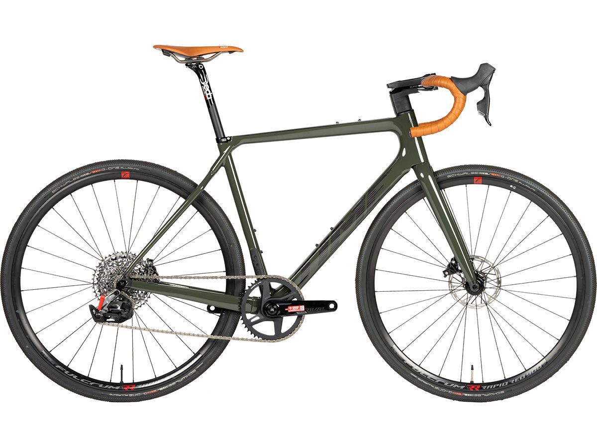 TIME ADHX 45 全內線礫石車 - Black Olive/橄欖綠 - SRAM RIVAL ETAP AXS 1x12