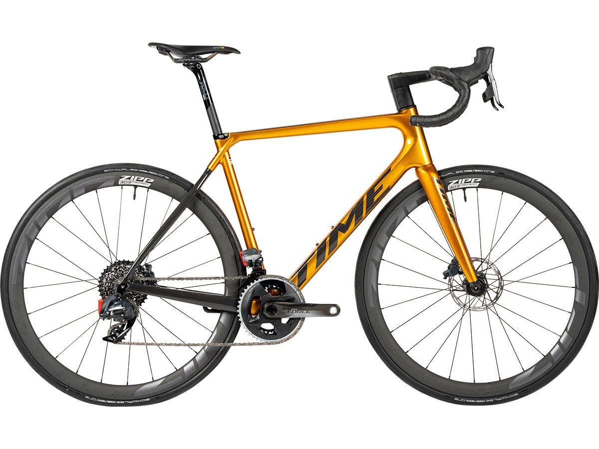 TIME ADH 全內線公路車 - Brilliant Gold/卓越金 - SRAM FORCE ETAP AXS 2x12