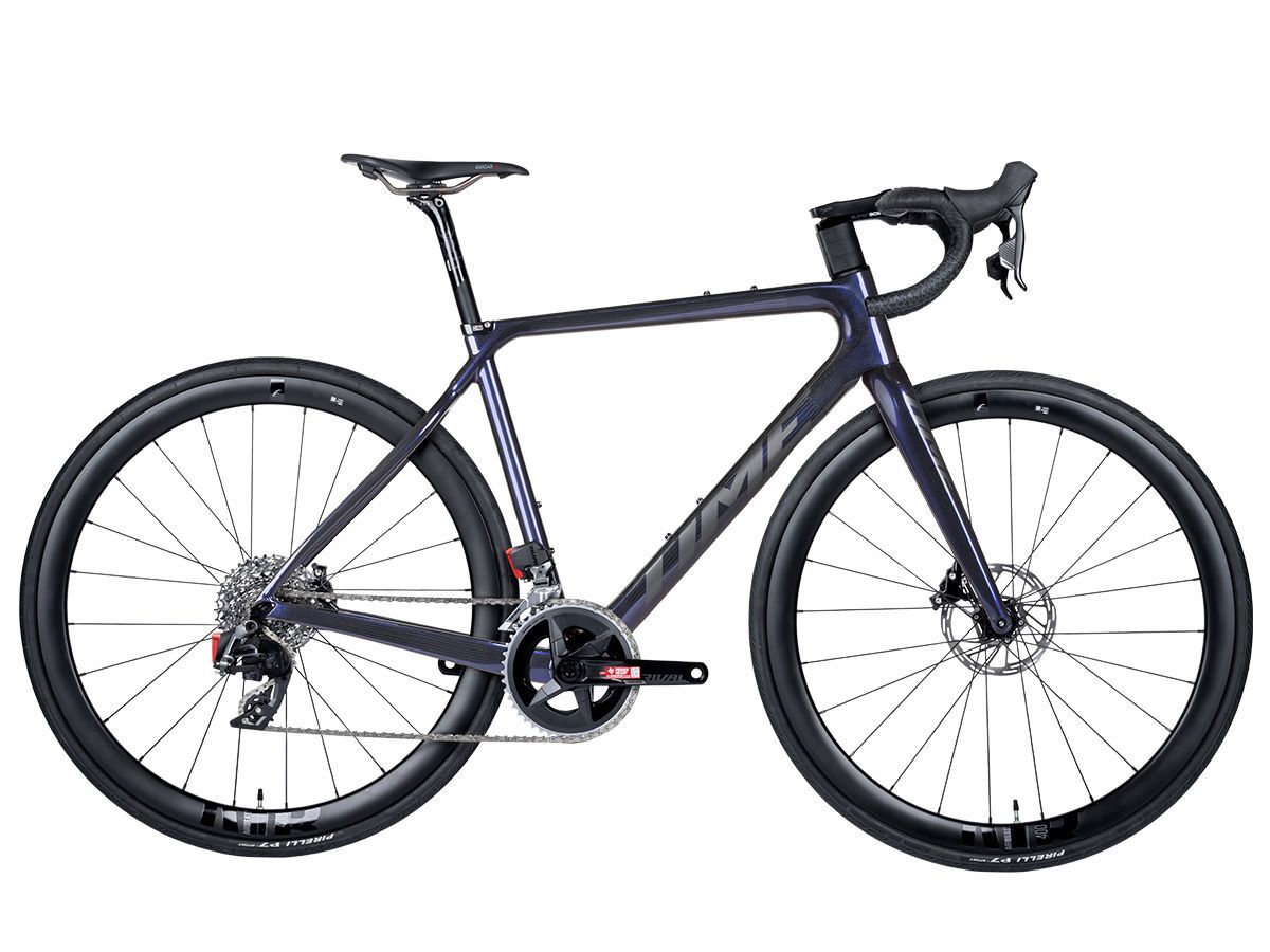 TIME Alpe d'Huez X  全內線公路車 - Cyan/幻彩紫 - SRAM RIVAL ETAP AXS 2x12