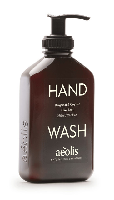 1AE0525-027 [AEOLIS] 有機橄欖葉與佛手柑洗手液 270ml/9.12oz #31.00 (EU)