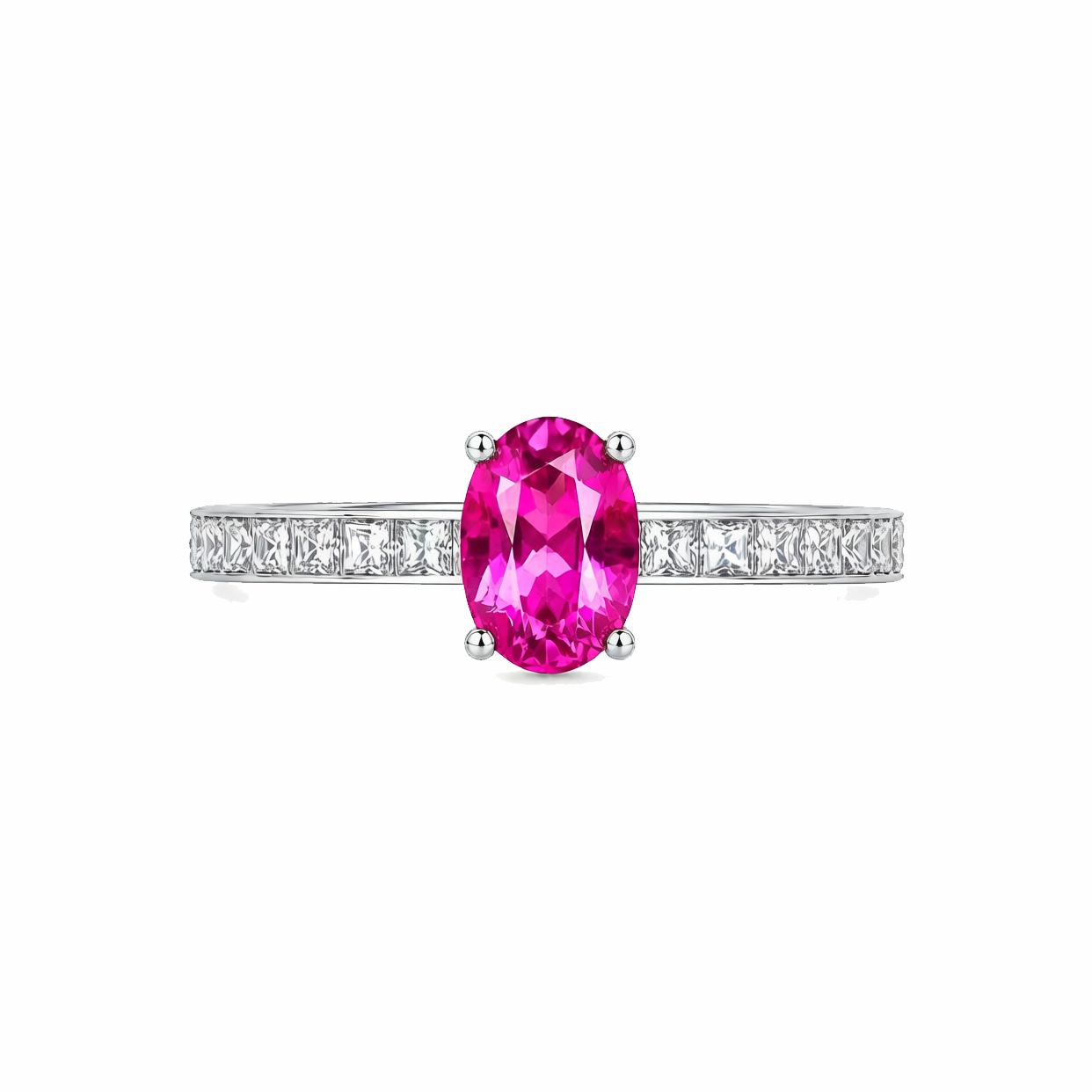 Cherry Blossom Romance | Pink Topaz Ring