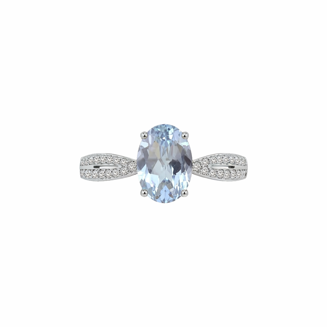 Royal Azure Elegance | London Blue Topaz Vintage Palace Ring