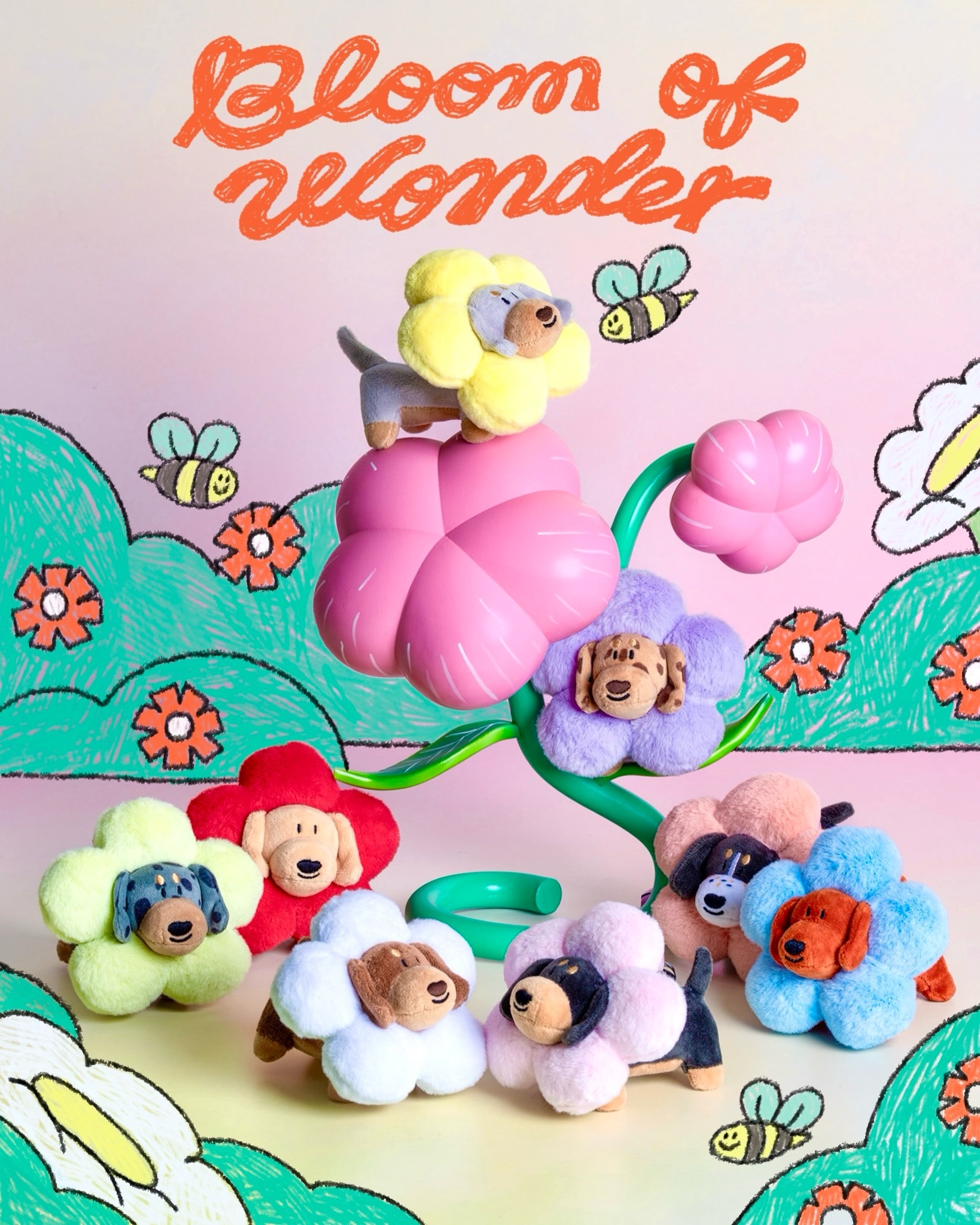 #第一批預購 🇹🇭BENKOFF CAFE 限量新品 花花盲盒 臘腸狗狗 吊飾娃娃