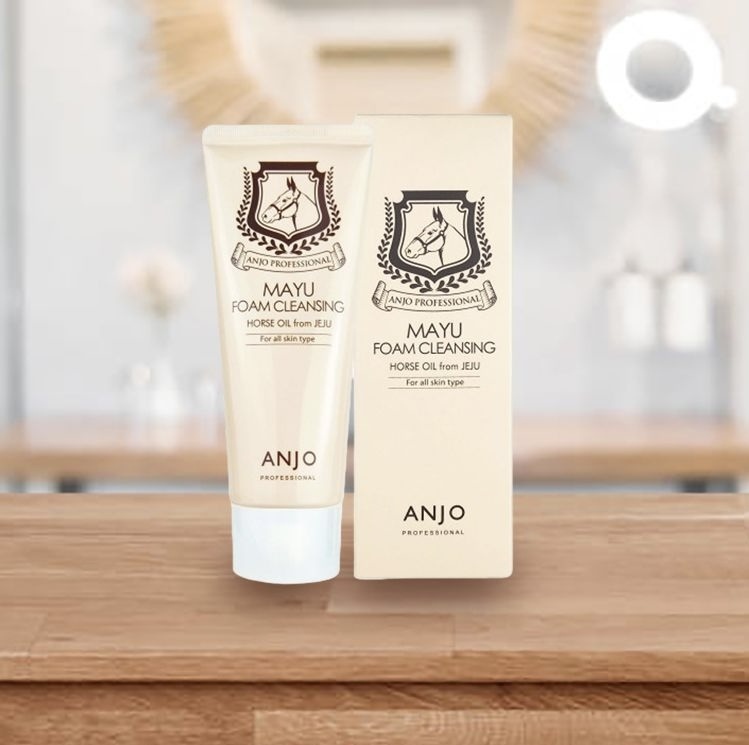 現 貨｜韓國 ANJO 濟州島天然馬油護潤洗面乳 100g