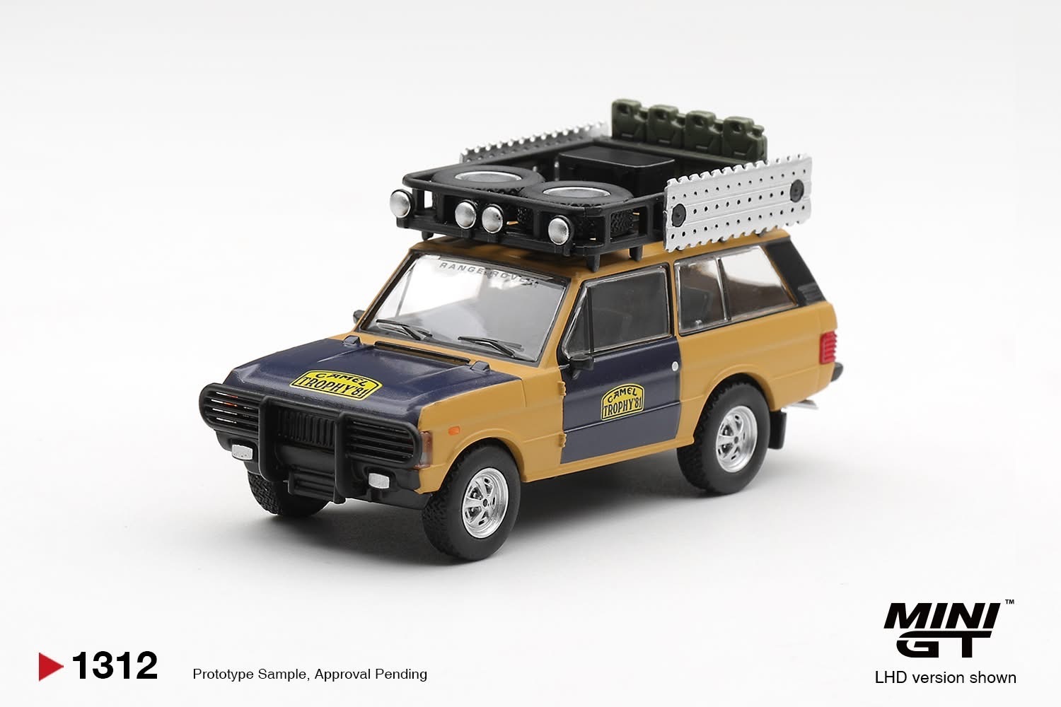 預訂 Pre Order - MiniGT 1312 Range Rover 1981 Camel Trophy Sumatra H.Fischer & W.Bays       (MGT01312-L/ MGT01312-BL)