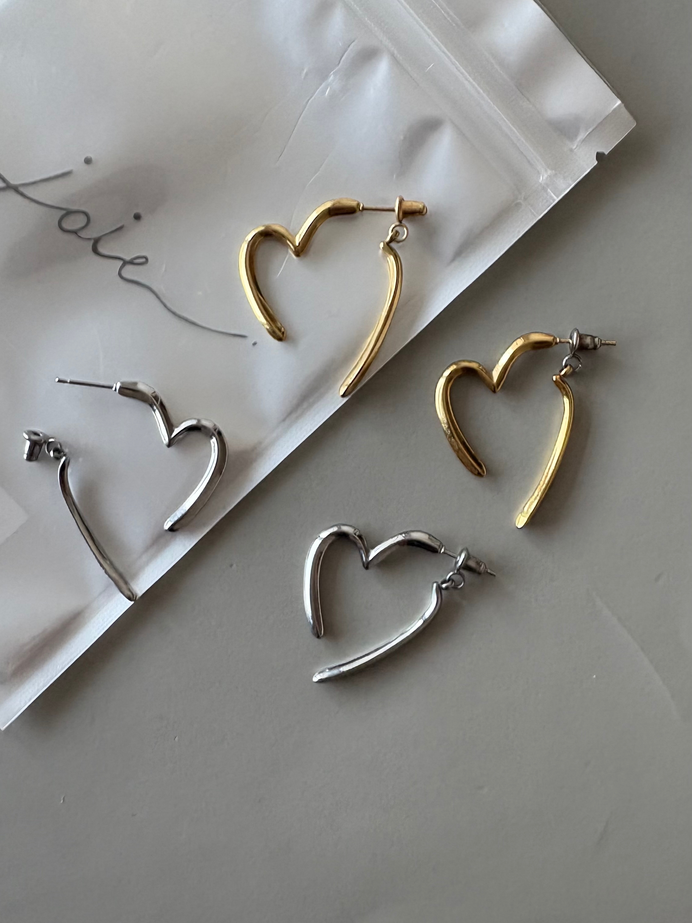 half heart pierce