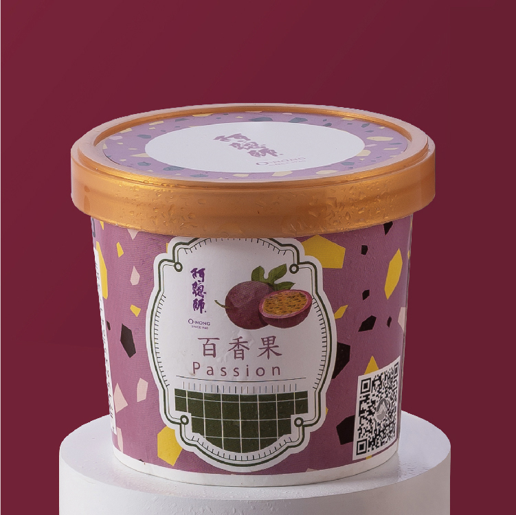 百香果冰淇淋(10入)【冷凍】