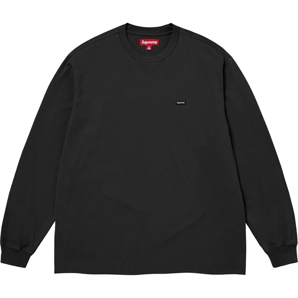 【逢甲FUZZY】Supreme SS26 Week1 Small Box L/S Tee 長袖 黑 小logo 黑標 薄長袖 長T 上衣 經典 現貨