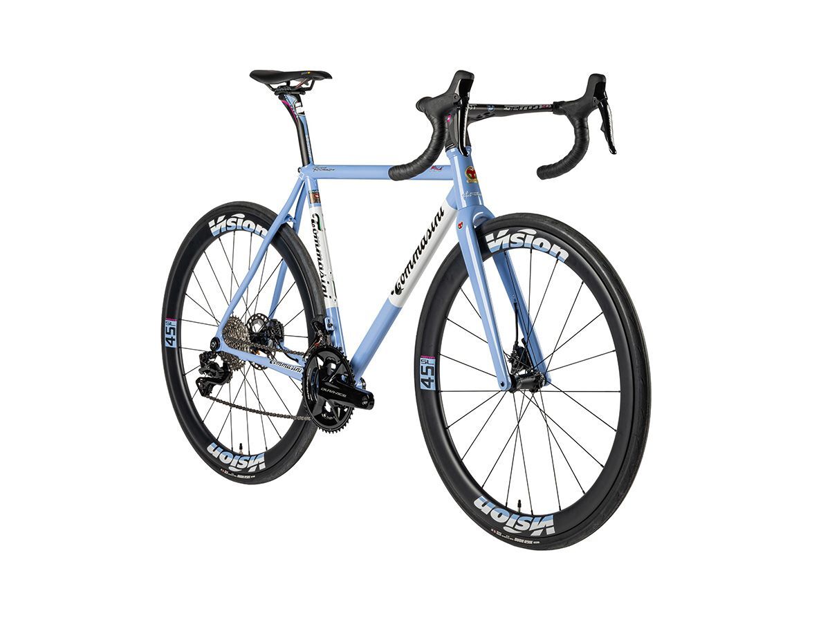 Tommasini Fire ICS 全內線鋼管公路車 -Hydrangea Blue/繡球花藍 - SHIMANO DURA ACE Di2 2x12