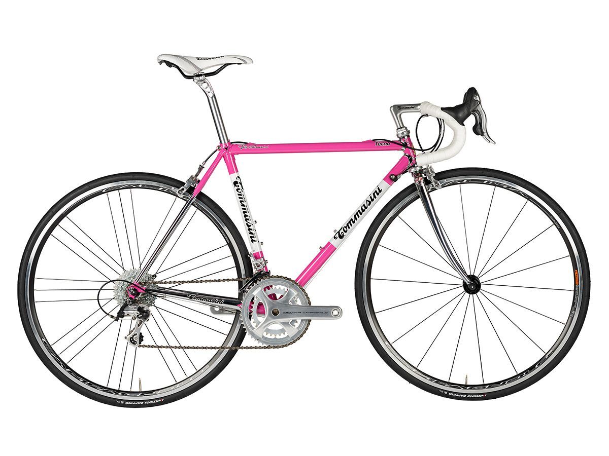 Tommasini TECNO 經典鋼管車 - Hot Pink/競速粉 - CAMPAGNOLO CENTAUR 2x12