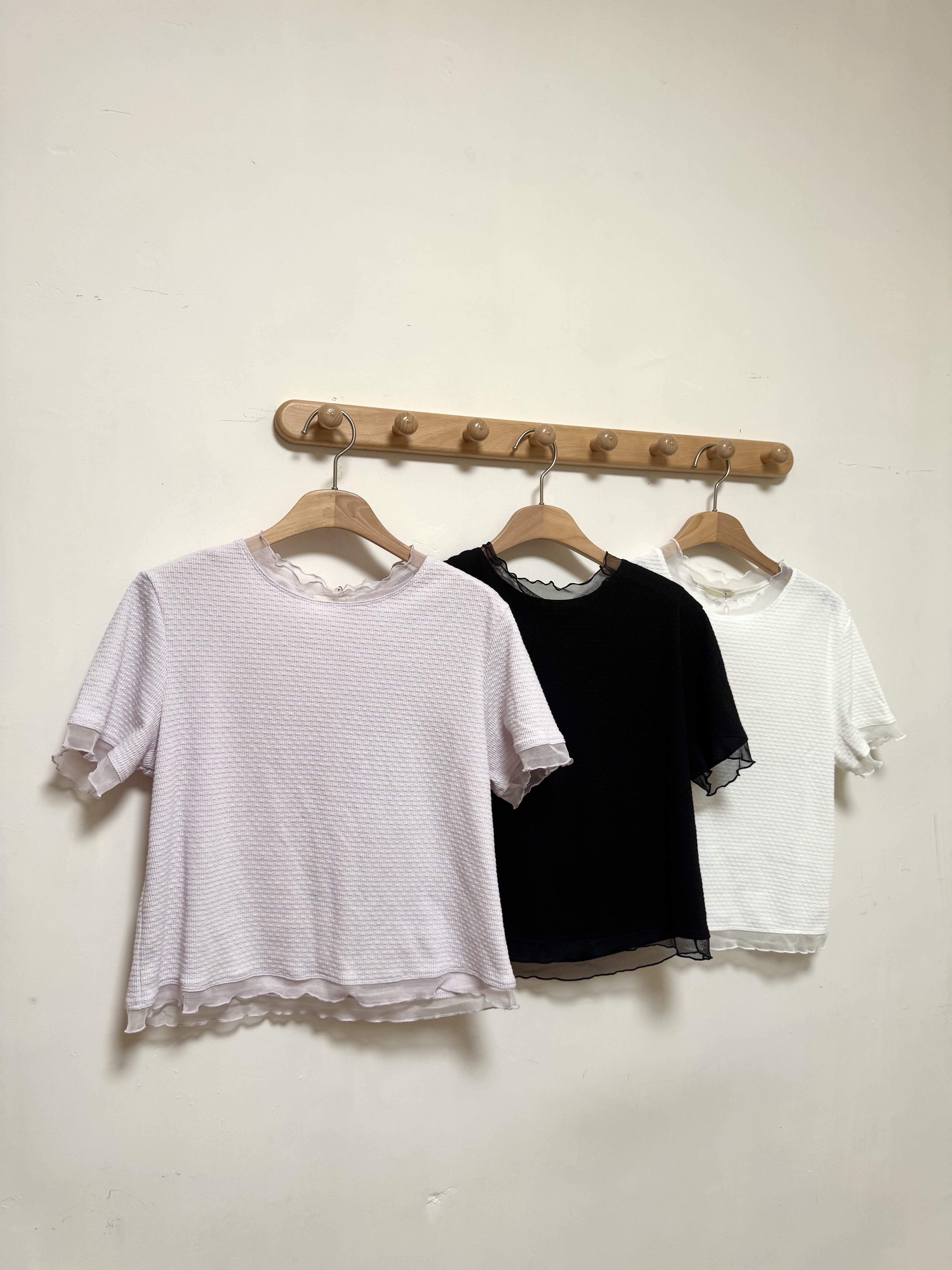 粒粒拼紗Top