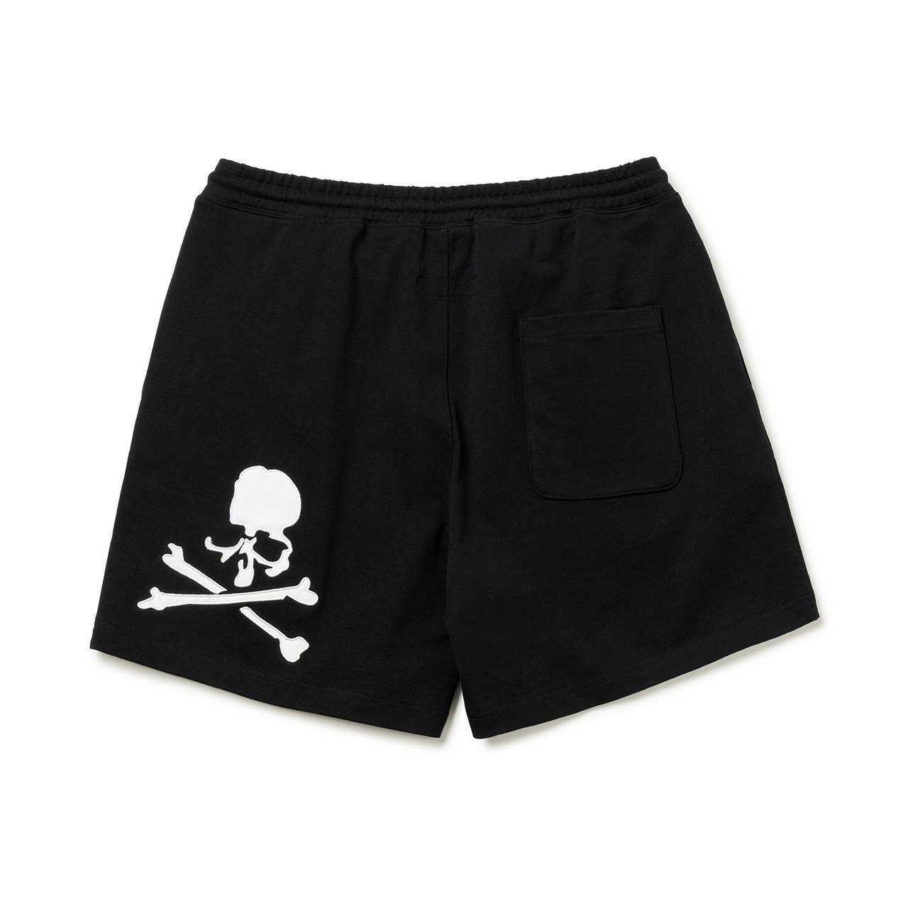 -(B5b04)-NEW ERA × mastermind JAPAN HW CT S PANTS MMJ SCRIPT 聯名 黑色 短褲