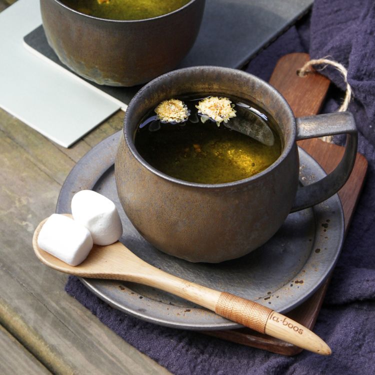 黑鐵釉復古茶杯｜265ml