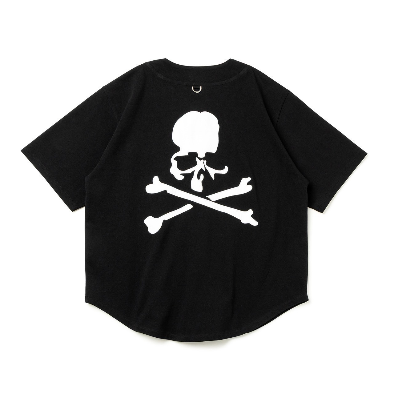-(B3d02)-NEW ERA × mastermind JAPAN HW CT BB SHIRT MMJ SCRIPT 聯名款  黑色  短袖棒球衫