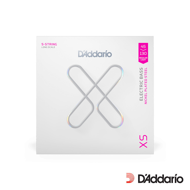DAddario XS Nickel Bass Strings 45/130 鎳纏繞 包膜 五弦 電貝斯弦
