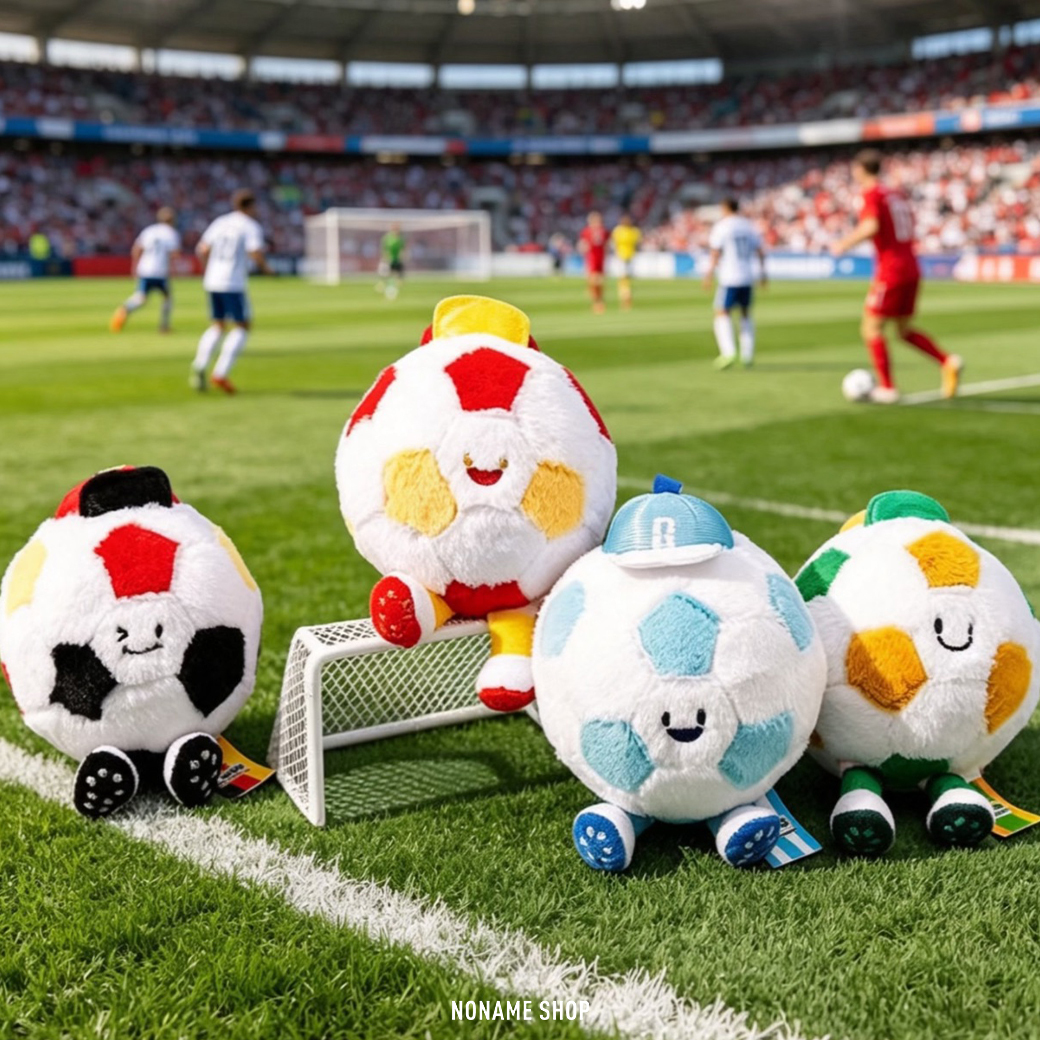 FIFA 2026 世界足球盃 足球臉系列 可愛 毛絨 吊飾 共五款
