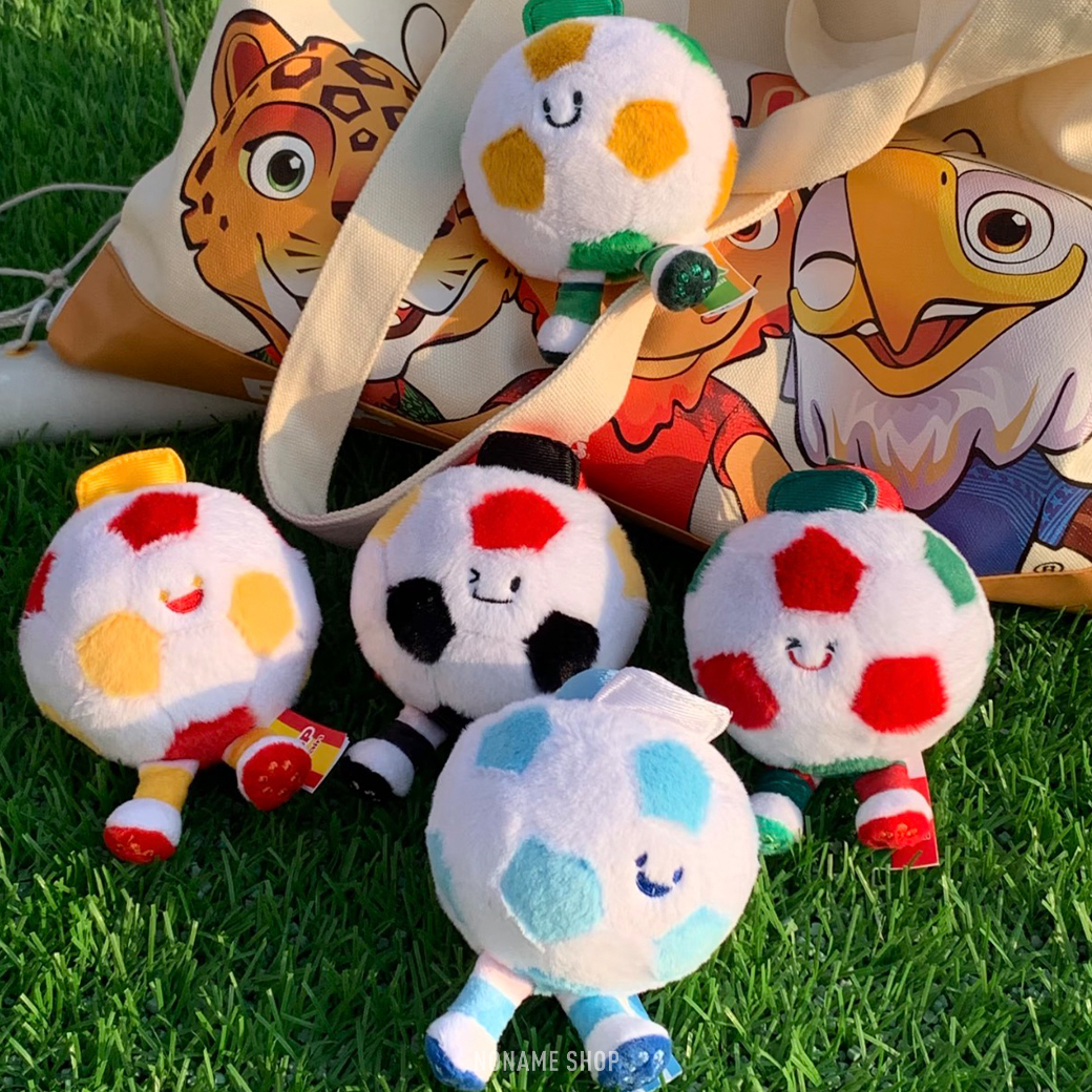 FIFA 2026 世界足球盃 足球臉系列 可愛 毛絨 吊飾 共五款