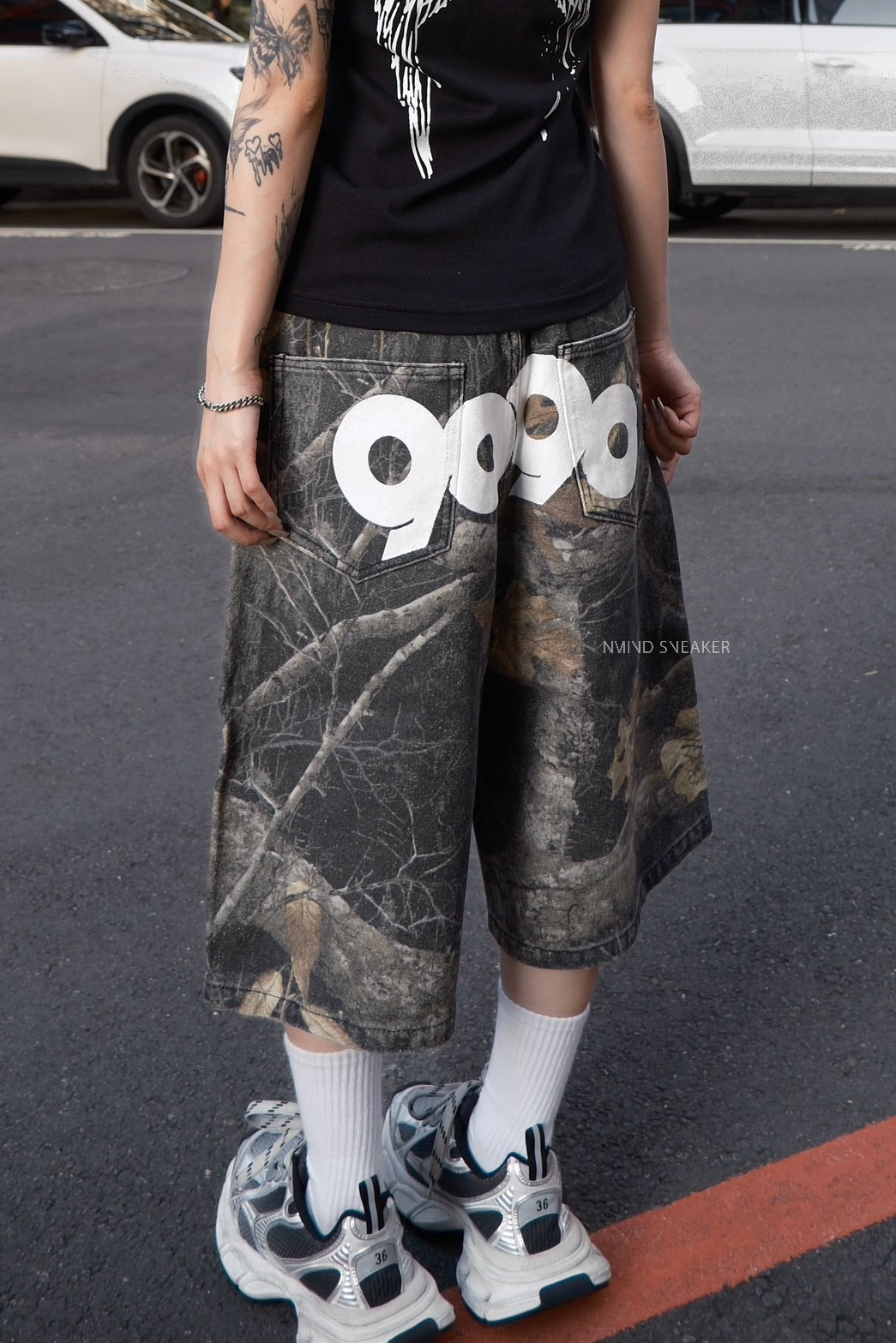 9090 OG Logo Panted Buggy Jorts 七分褲