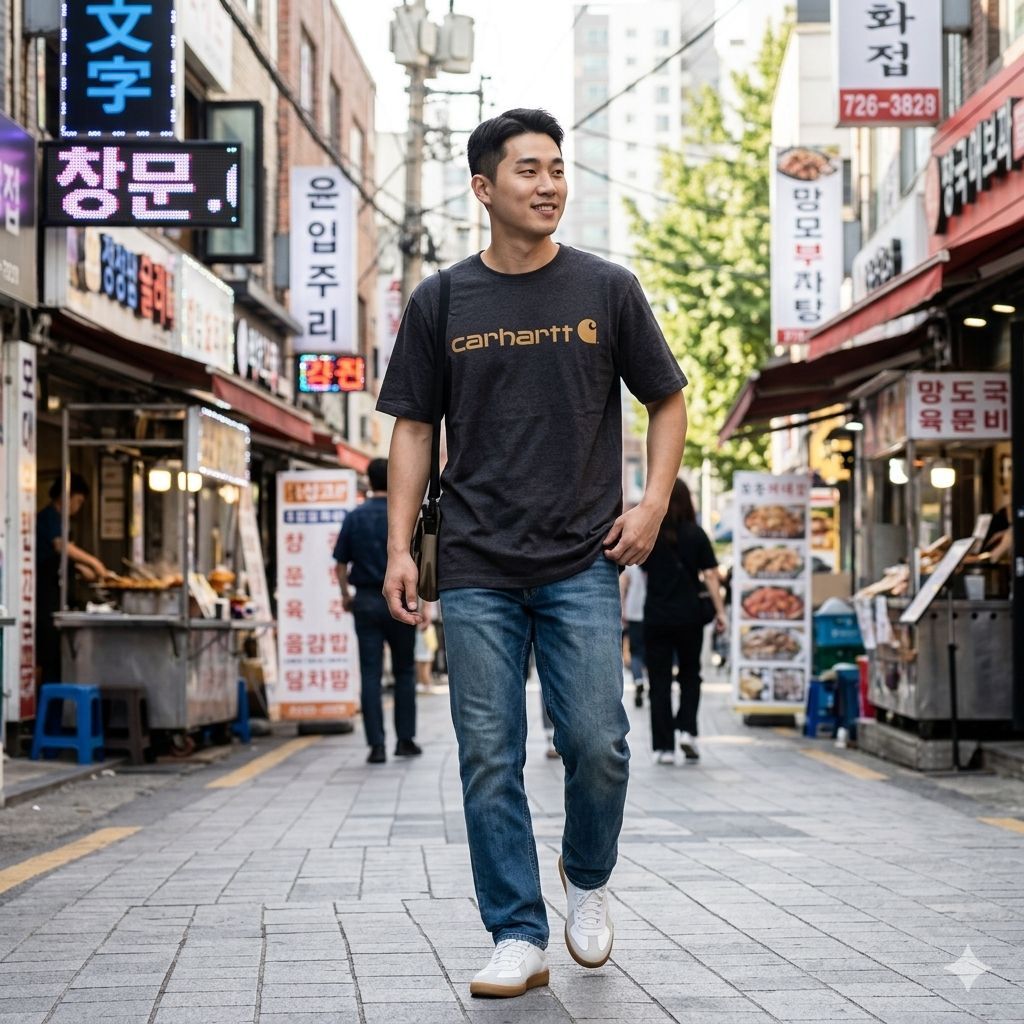 【預購】Carhartt H052401 男裝灰色短袖上衣
