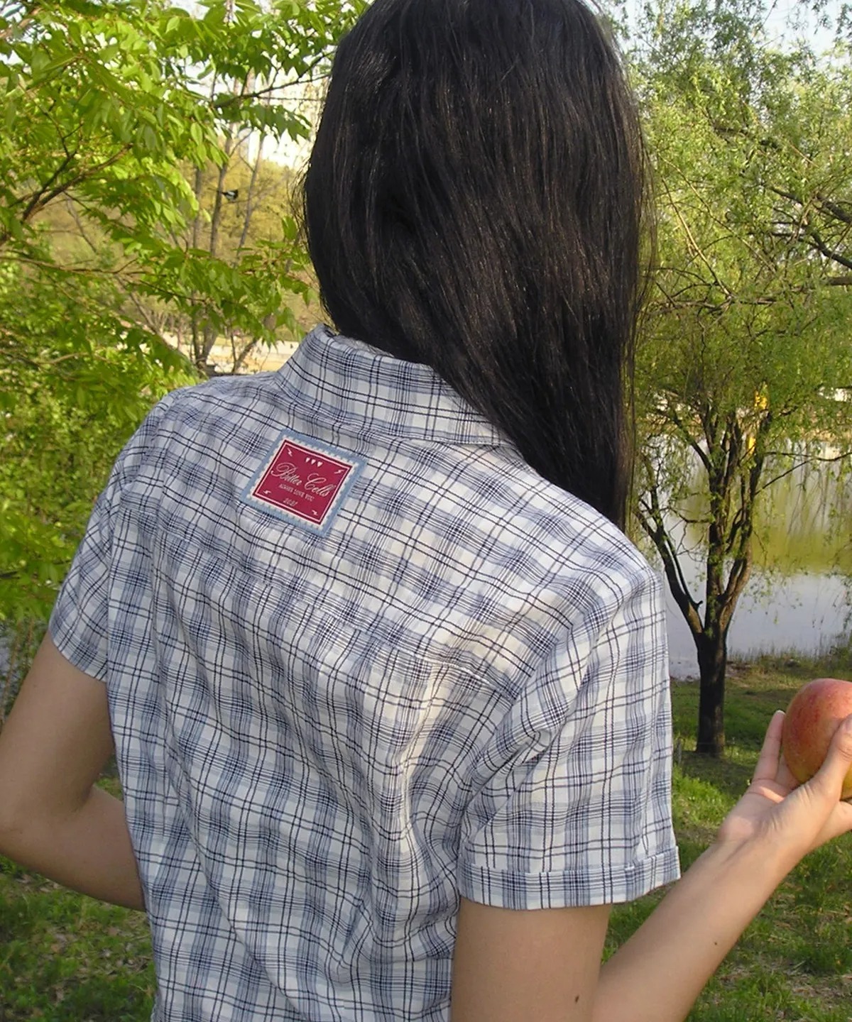 BITTER CELLS Elodie Half Check Shirt